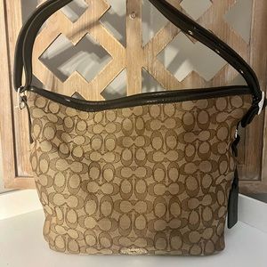 Coach Signature Classic Bag Authentic Tan